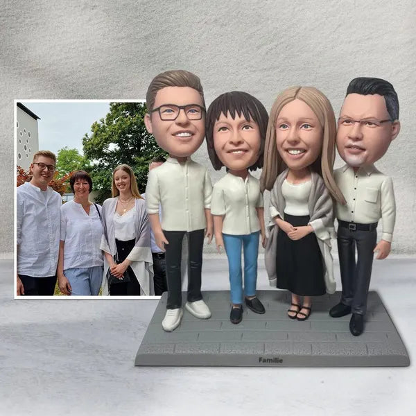 Custom 4 persons Bobblehead