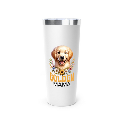 Golden Retriever Mama Tumbler, Mothers Day Gift, Golden Retriever Lover Christmas mug, Dog mom gift Vacuum Insulated Tumbler