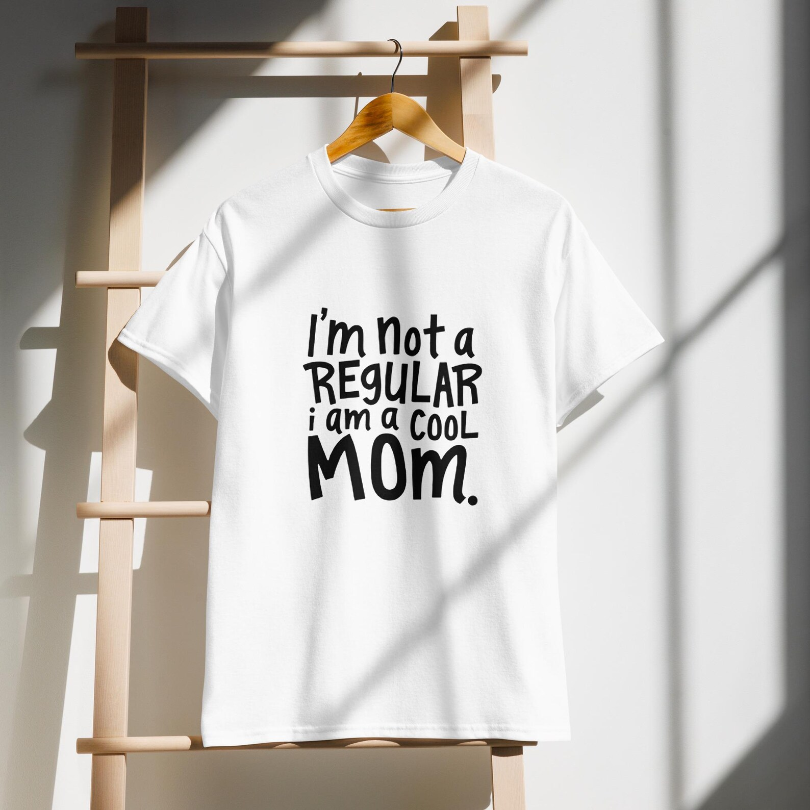 I'm Not a Regular Mom, I'm a Cool Mom T-Shirt – Funny Mom Life Tee, Trendy Mother's Day Gift