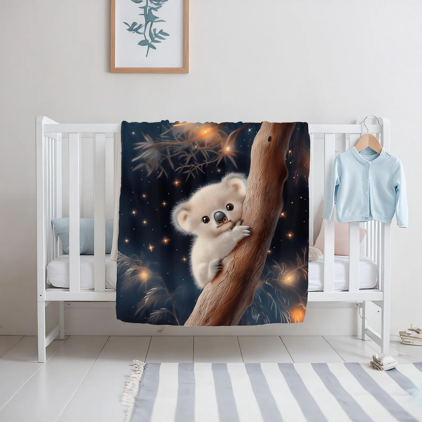 Cute Koala Bear Blanket - Cute Animal Gift, Cozy Blanket, Cute Gift, Baby Blanket, Gift for Kids, Baby Shower, Valentines Gift