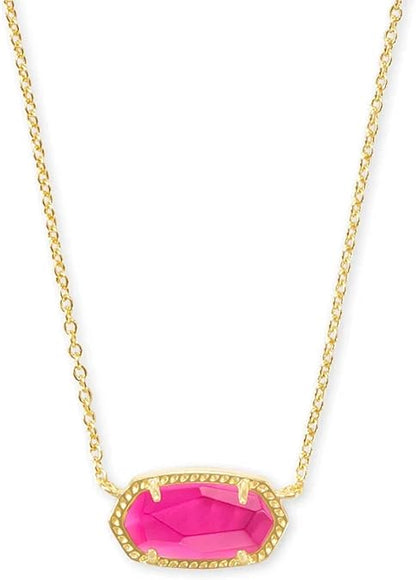 Kendra Scott Elisa Pendant Necklace for Women, Fashion Jewelry, 14k Gold-Plated