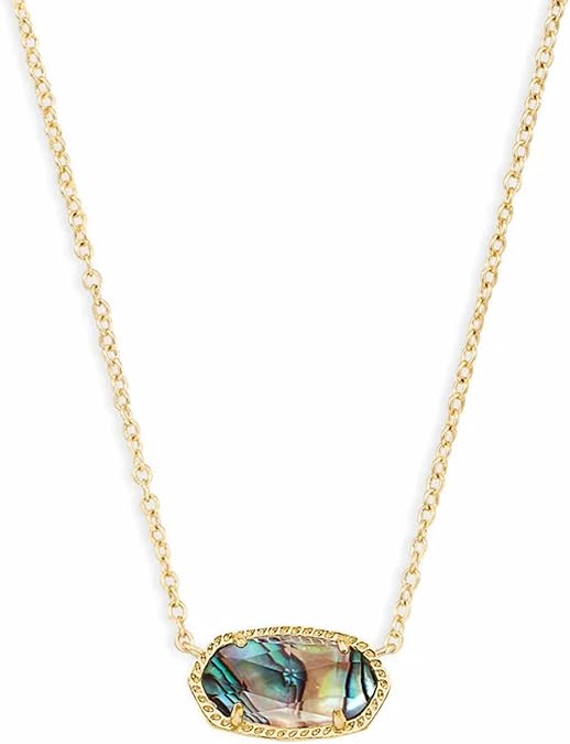 Kendra Scott Elisa Pendant Necklace for Women, Fashion Jewelry, 14k Gold-Plated