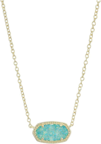 Kendra Scott Elisa Pendant Necklace for Women, Fashion Jewelry, 14k Gold-Plated