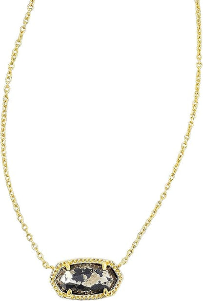 Kendra Scott Elisa Pendant Necklace for Women, Fashion Jewelry, 14k Gold-Plated