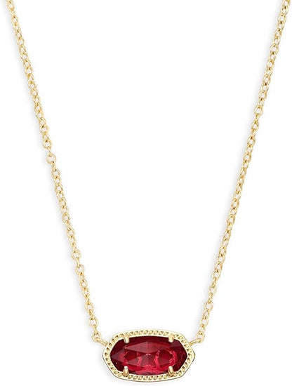 Kendra Scott Elisa Pendant Necklace for Women, Fashion Jewelry, 14k Gold-Plated