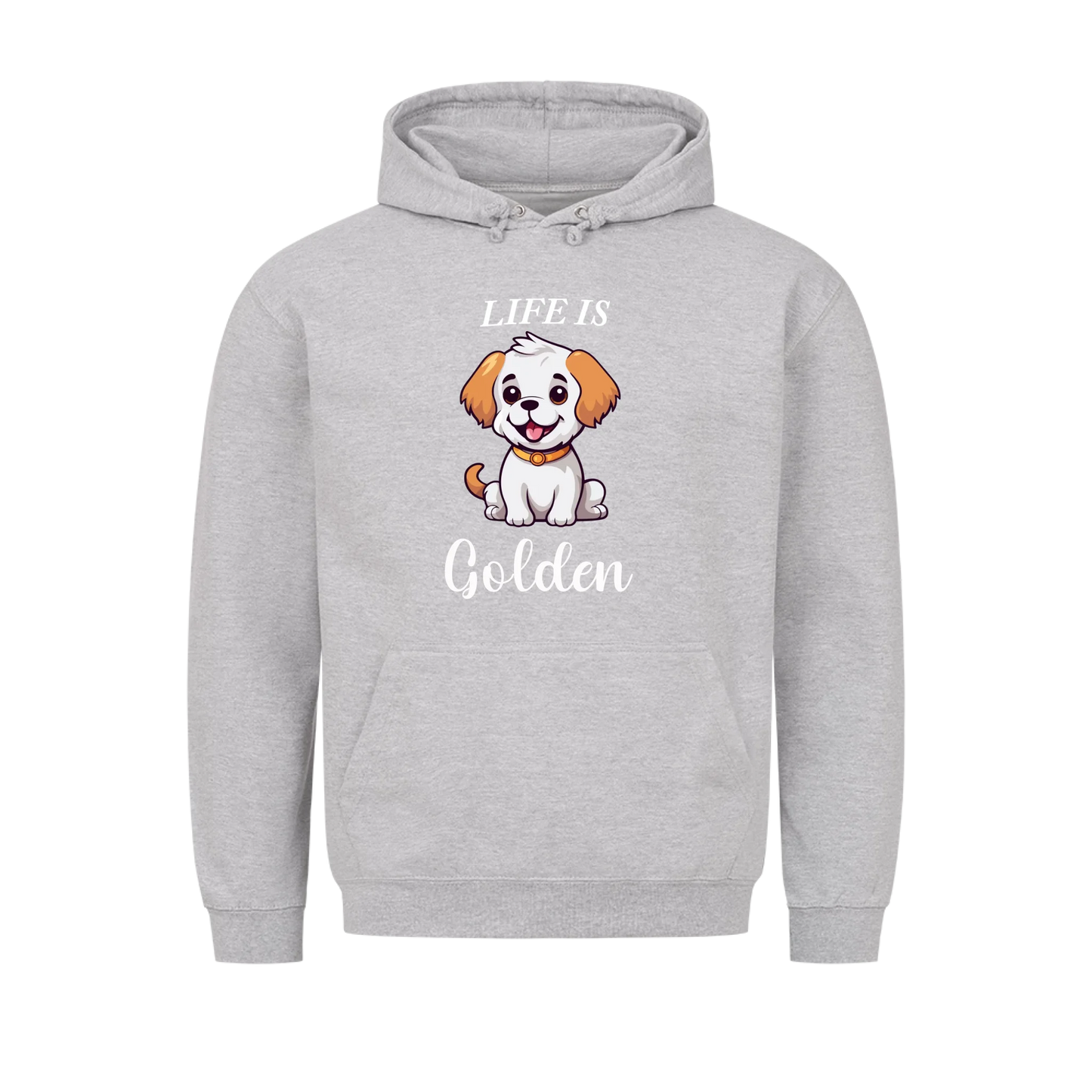 Life Is Golden Gift For Golden Retriever Dog Mom Dad Personalized Hoodie Sweatshirt