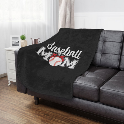 Baseball Mom Blanket, Mom Blanket, Gift for Mom, Baseball Mom, Mother's Day gift, gift for her