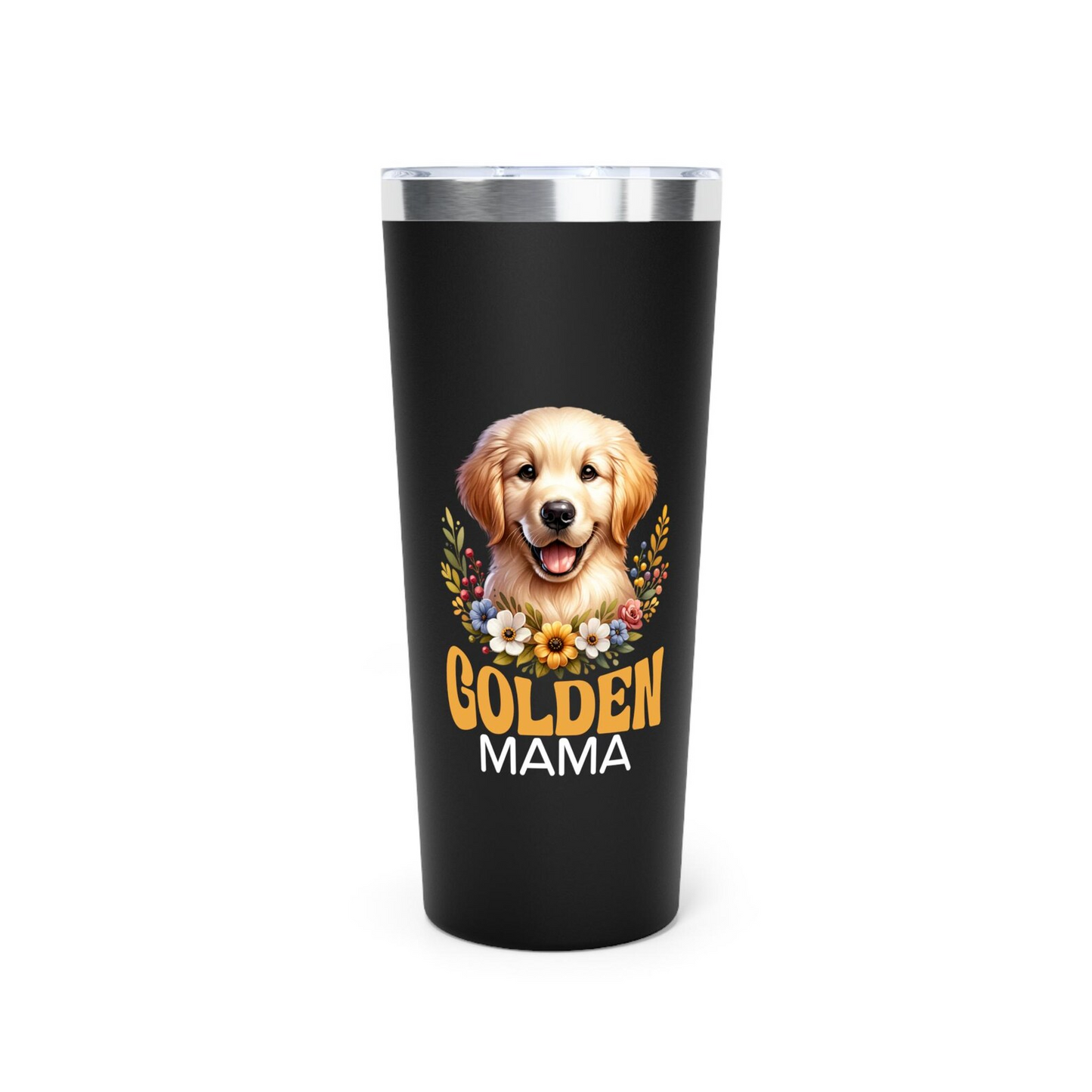 Golden Retriever Mama Tumbler, Mothers Day Gift, Golden Retriever Lover Christmas mug, Dog mom gift Vacuum Insulated 22oz Tumbler