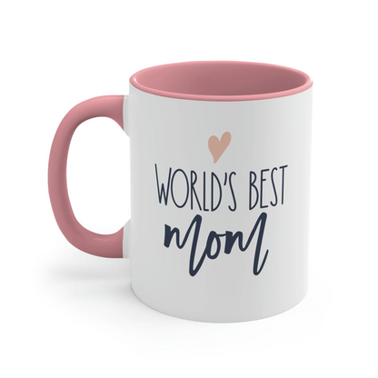 World's Best Mom Mug, World's Best Mom Coffee Mug, Coffee Mug, Mother's Day Gift, Gift for Mom, Coffee Mug for Mom, Mom Birthday Gift