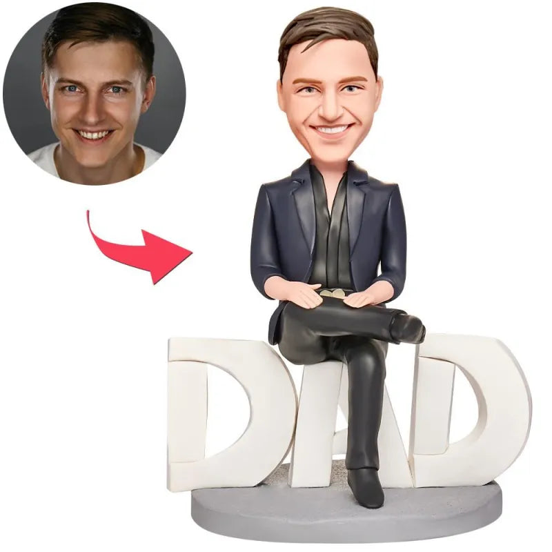 Custom Bobblehead With Engraved Text Multiple Styles