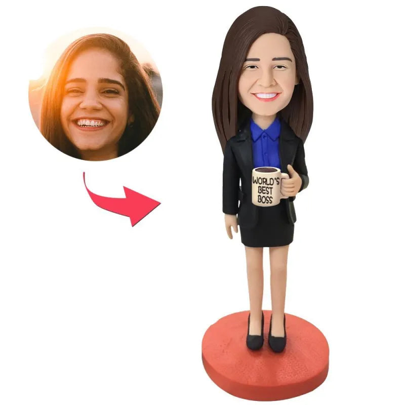 Custom Bobblehead With Engraved Text Multiple Styles