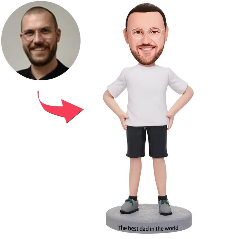 Custom Bobblehead With Engraved Text Multiple Styles