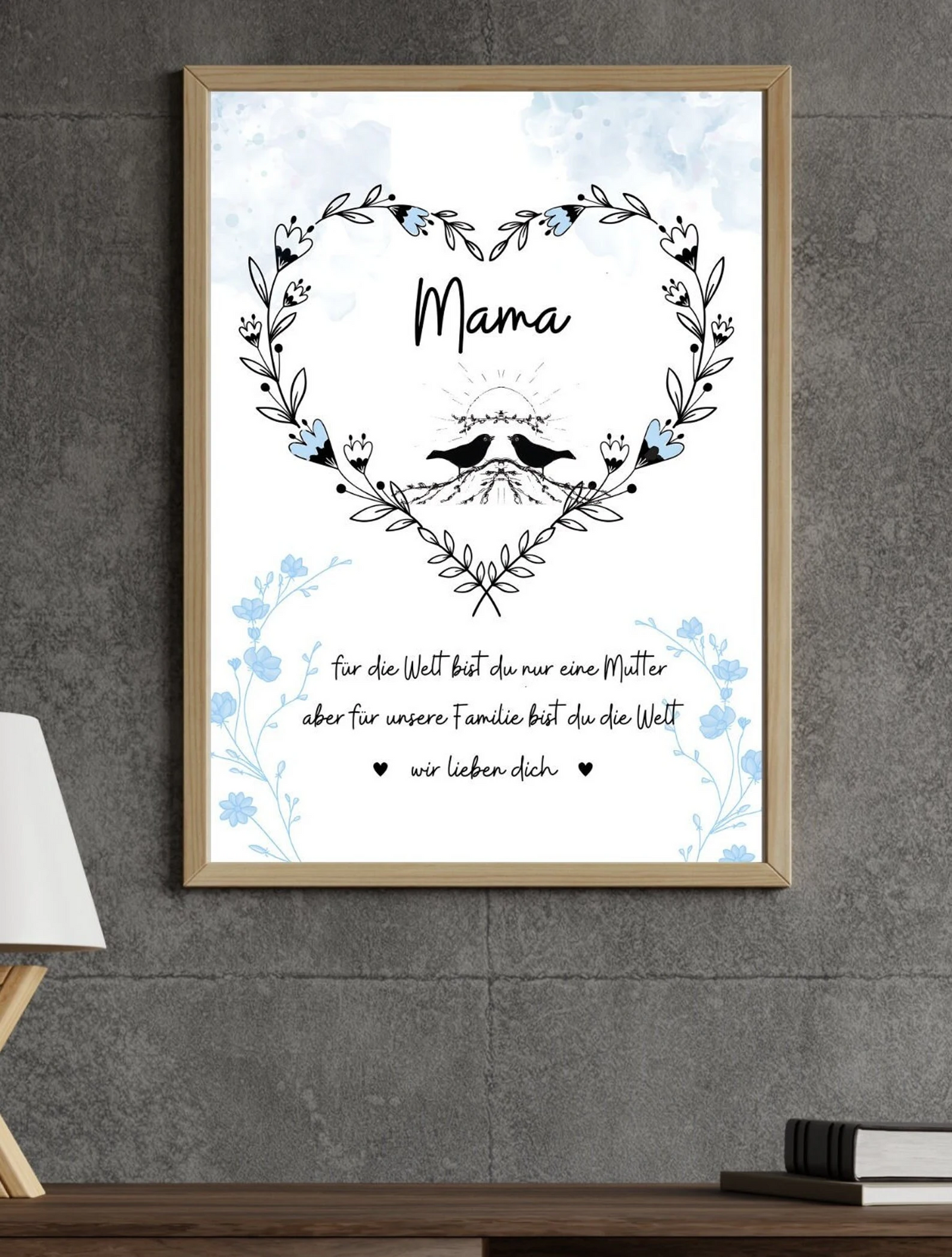 Mom Mother's Day Poster Digital Print Birthday Gift for Mother's Day Download Family Poster Mother's Day