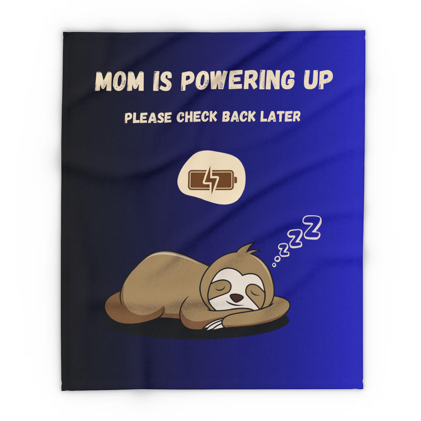 Mom Birthday Blanket, Mom is Charging Fleece Blanket, Gifts for Mom from Daughter Son, Funny Mom Gifts for Mothers Day Christmas