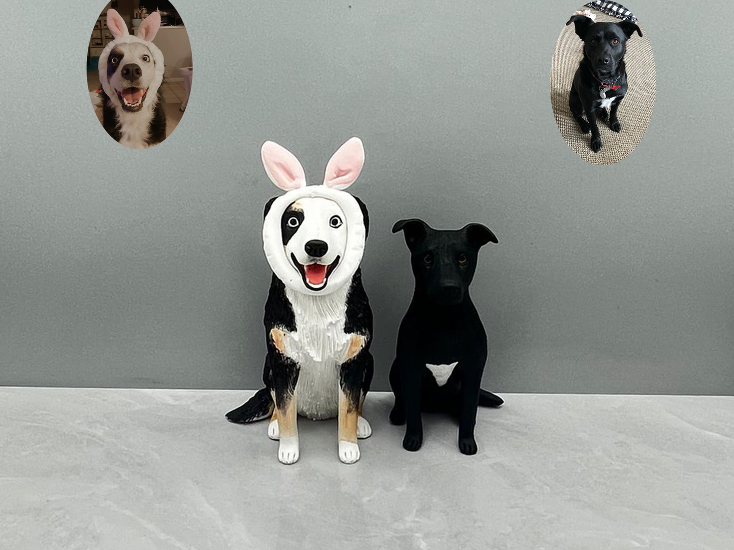 Personalized custom dog wedding cake topper , pet cake topper，Pets Birthday