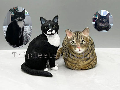 Personalized Cat Cake Topper - Cat Wedding Cake Topper - Cat Lover's Anniversary